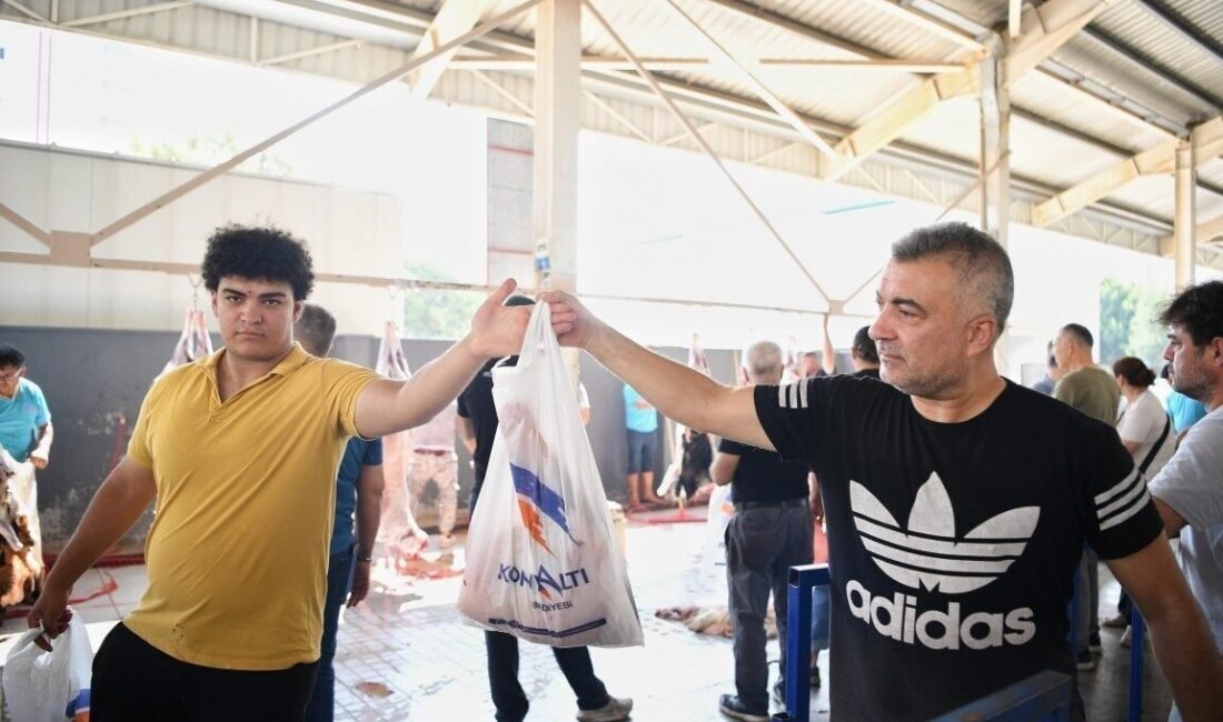 Konyaaltı Belediyesi, Kurban Bayramı’nda vatandaşların kurban ibadetini hijyenik ve düzenli