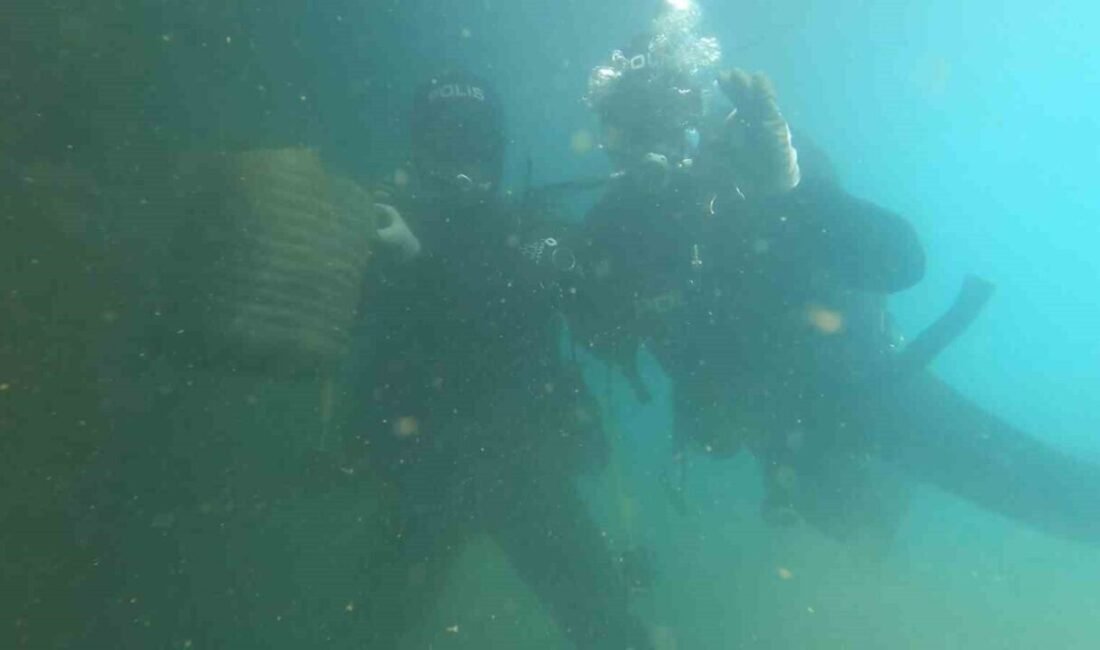 Mersin’de 3 mil açıktaki gemi batığında tespit edilen hayalet ağlar,