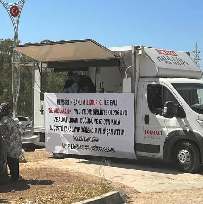 Lokmalı ifşa: Aldatıldığını öğrenince hayır lokması dağıttı Adana’da bir kişi, nişanlısının evli bir doktorla 3 yıldır gizli