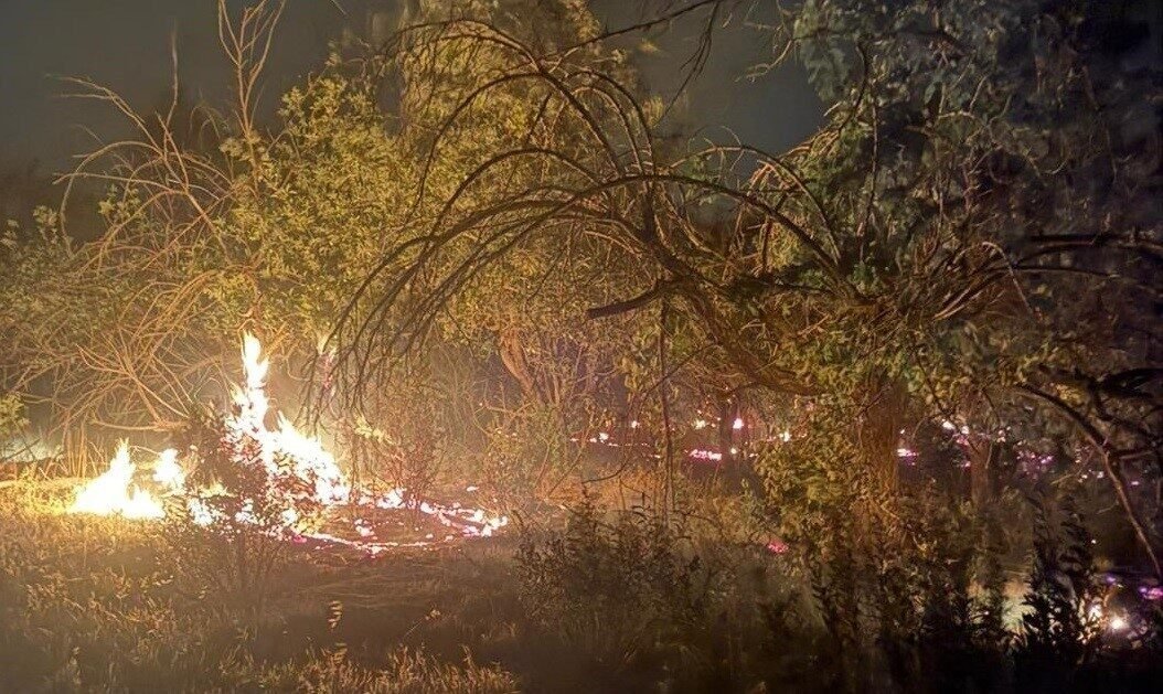 Mersin’in Erdemli ilçesinde akşam saatlerinde başlayan kuvvetli rüzgarla birlikte üç