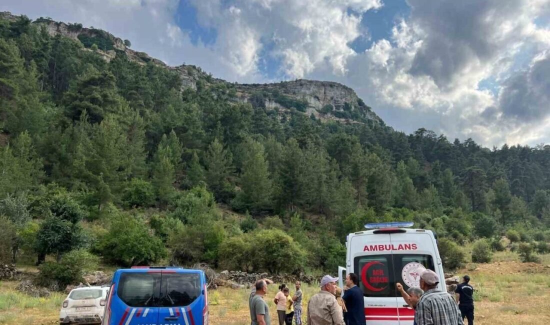 Burdur’un Bucak ilçesinde ot toplamak için Kremna Antik Kenti’ne çıkan