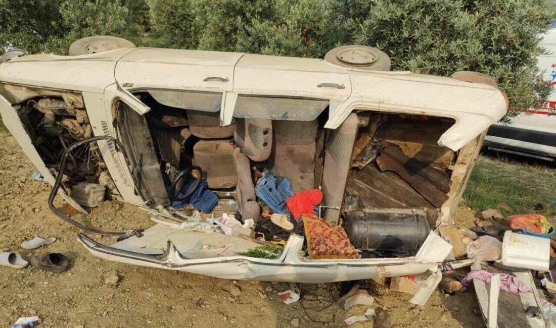 Adana’nın Kozan ilçesinde otomobilin şarampole devrildiği kazada 3 kişi yaralandı.