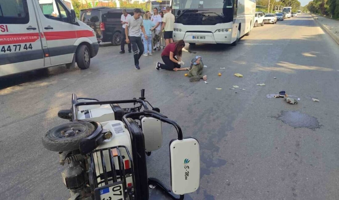 Serik’te otobüs ile elektrikli motosiklet çarpıştı: 2 yaralı Antalya’nın Serik ilçesinde otobüs ile elektrikli motosikletin çarpıştığı trafik kazasında