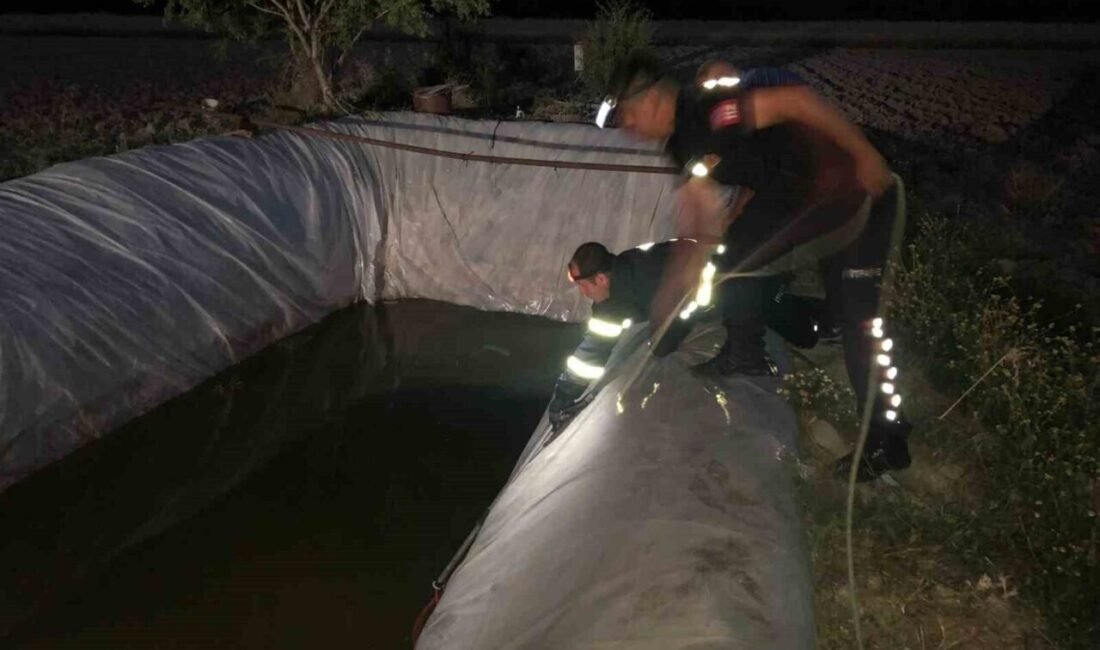 Burdur’un Bucak ilçesine bağlı Uğurlu köyünde yaklaşık 2 metre derinliğindeki