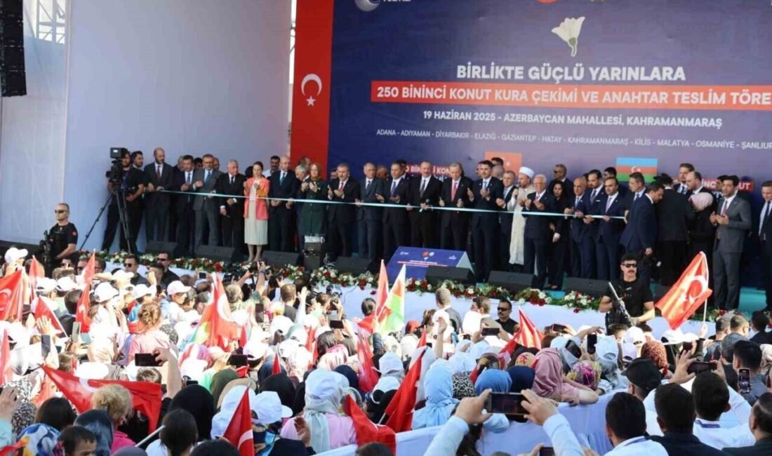 Cumhurbaşkanı Recep Tayyip Erdoğan, Kahramanmaraş’ta Azerbaycan tarafından inşa edilen Azerbaycan’ın