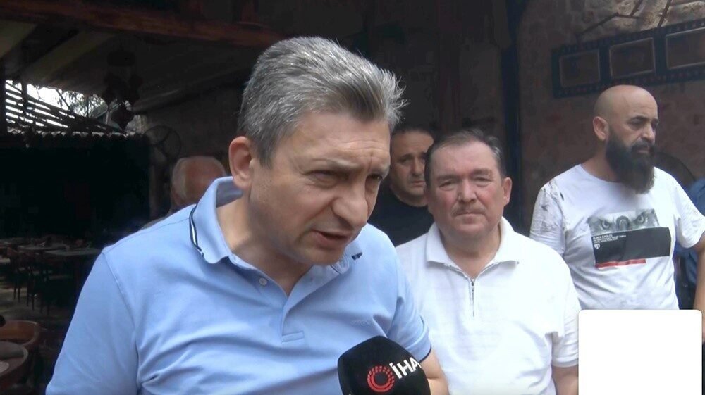 Antalya Valisi Hulusi Şahin, tarihi Kaleiçi semtinde çıkan ve bir