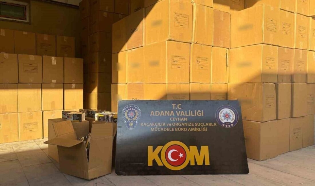 Adana’da 6 milyon 500 bin TL değerinde 11 milyon 730