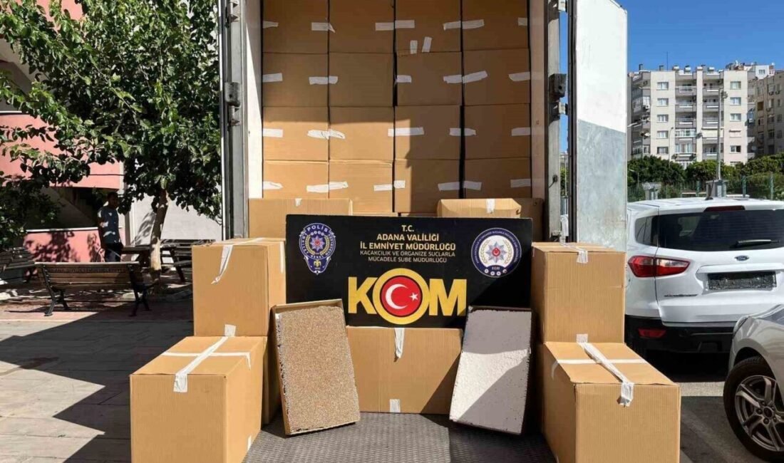 Adana’da 17 milyon 500 bin TL değerinde olan 5 milyon