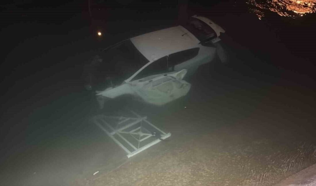 Adana’da kontrolden çıkarak sulama kanalına düşen otomobildeki 3 kişi yaralandı.