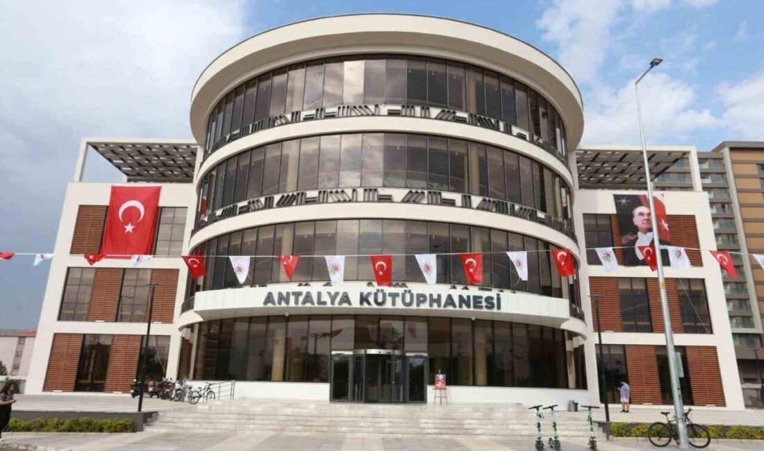 Kepez Belediyesi çatısı altında hizmet veren Antalya Kütüphanesi, 1 Temmuz