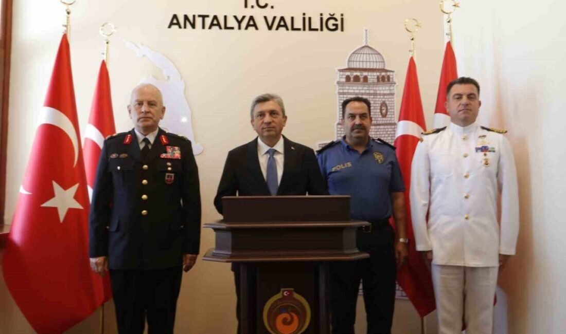 Antalya’da Haziran ayı asayiş toplantısında konuşan Vali Hulusi Şahin, son