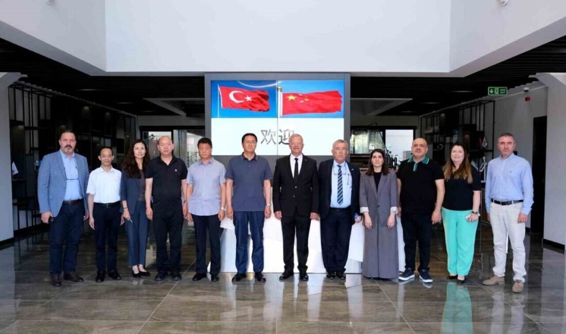 Çin’in Xining kentinden gelen heyet, Mersin Organize Sanayi Bölgesi’ni (OSB)