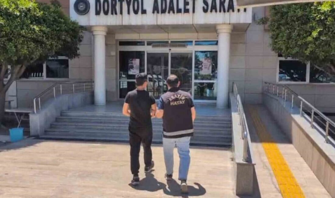 Hatay’ın Dörtyol ilçesinde işlediği hırsızlık suçu nedeniyle hapis cezası ile