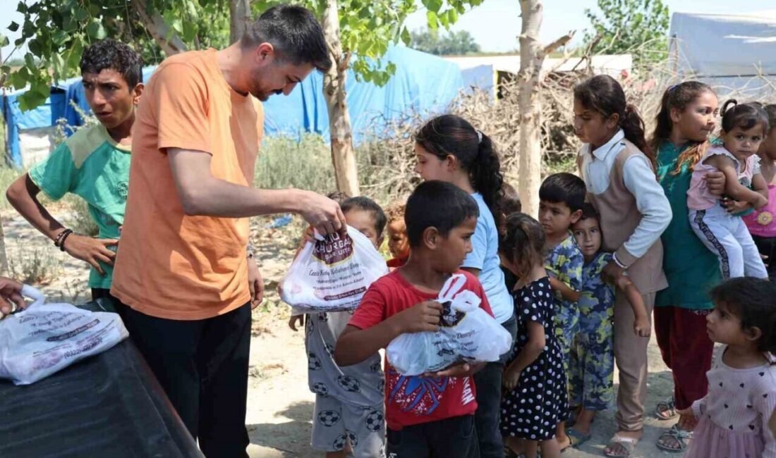 Adanalı kebapçı ‘Dünya Kebap Günü’ nedeniyle çadırlarda yaşayan yüzlerce tarım