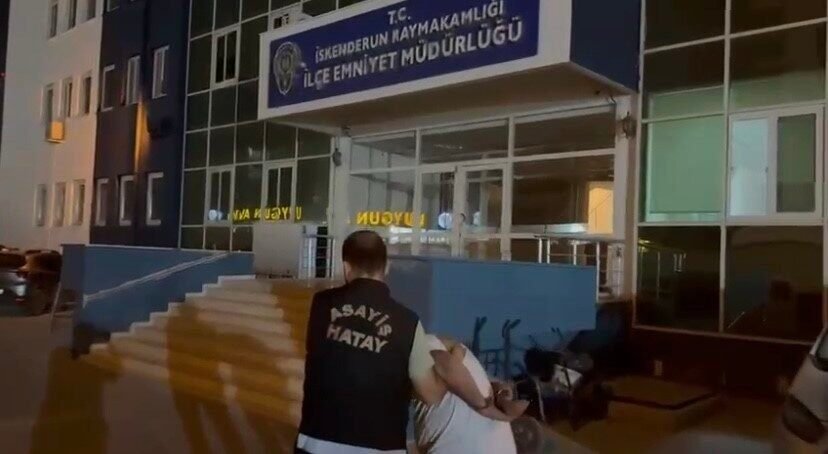 Hatay’ın İskenderun ilçesinde hakkında 10 yıl kesinleşmiş hapis cezası ile