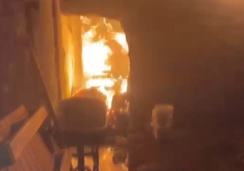 Kahramanmaraş’ta çıkan ahır yangınında 2 küçükbaş hayvan telef oldu. Olay,