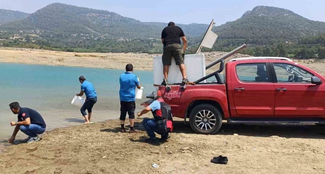 Adana’nın Kozan ilçesinde bulunan Kilgen Barajı’na 321 bin adet pullu