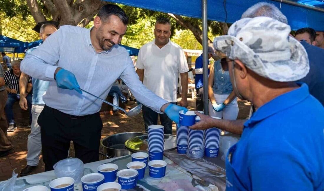 Manavgat Belediye Başkan Vekili Av. Mehmet Çiçek, Aşure programlarında vatandaşlarla