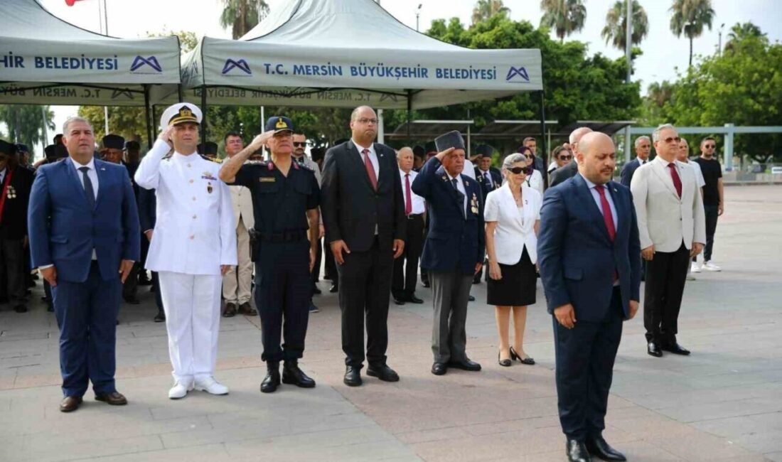 Mersin’de, Kıbrıs Barış Harekatı’nın 51. yıl dönümü dolayısıyla tören düzenlendi.