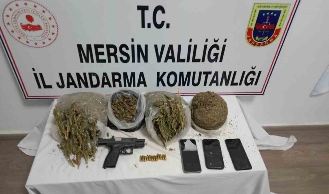 Mersin İl Jandarma Komutanlığı ekiplerince uyuşturucu ticareti yapan şahıslara yönelik
