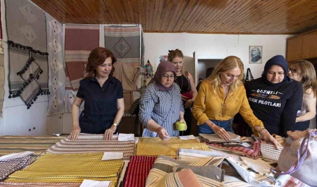 Mersin Büyükşehir Belediyesi öncülüğünde, Mersin’e özgü kumaş ve geleneksel dokuma