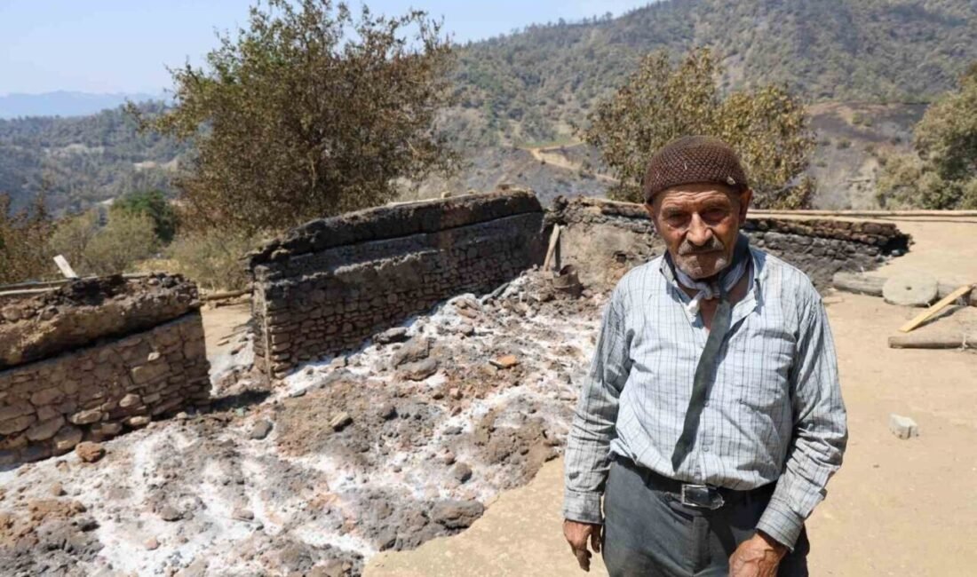 Kahramanmaraş’ın Onikişubat ilçesindeki ormanlık alanda çıkan yangın sonucunda Çamlıbel ve