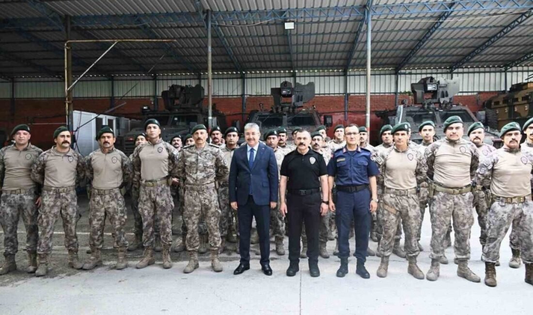 Osmaniye İl Emniyet Müdürlüğü Özel Harekat Şube Müdürlüğü’ne bağlı timler,