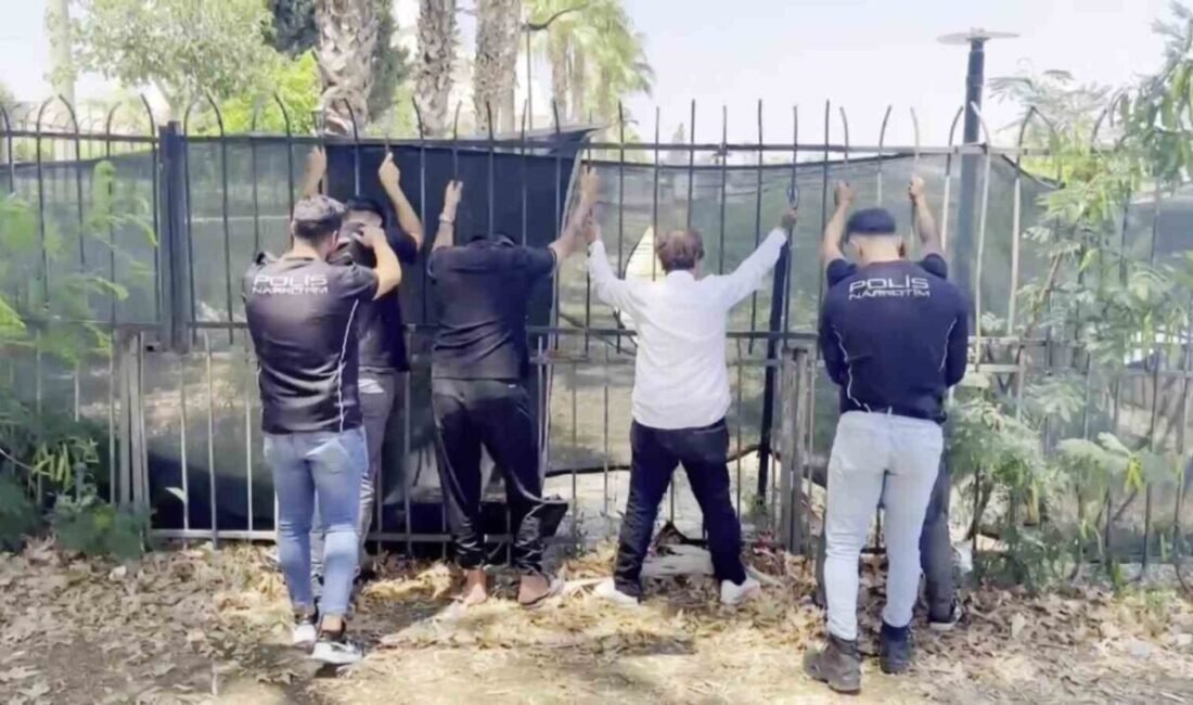 Adana’da parklarda, bahçelerde ve ara sokaklarda uyuşturucu kullanan 63 kişi