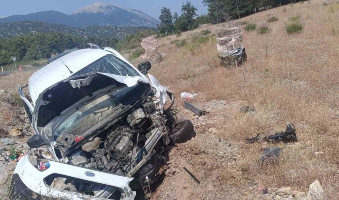 Gündoğmuş İlçesi Karadere Mahallesi yol kavşağında hafif ticari araç 5