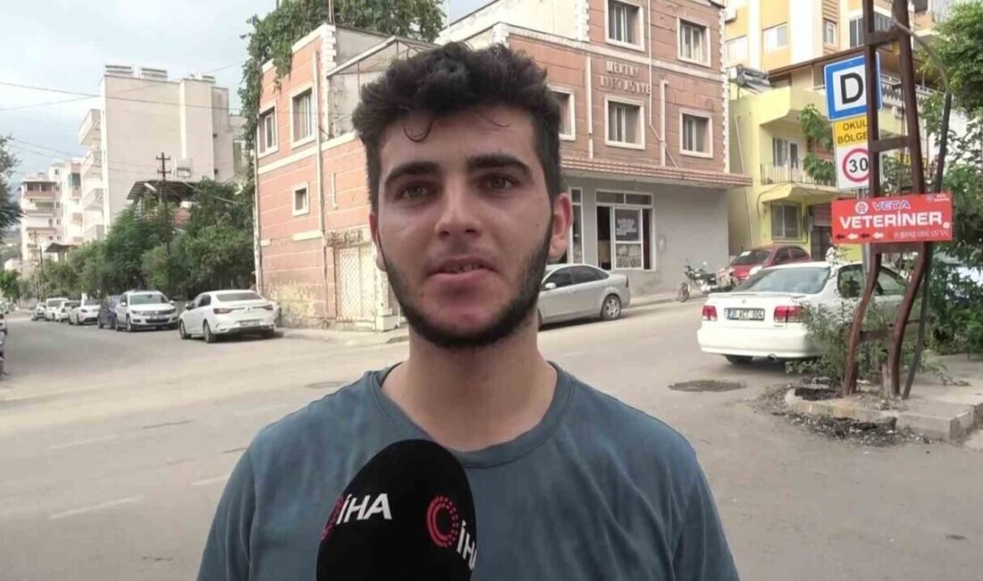 Hatay’ın İskenderun ilçesinde aşırı sıcaklar nedeniyle genleşen elektrik tellerinde meydana