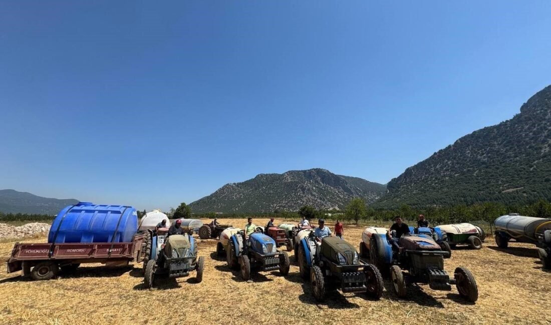 Isparta’nın Eğirdir ilçesi Serpil köyünde sulama suyu sorunu tarımı durma