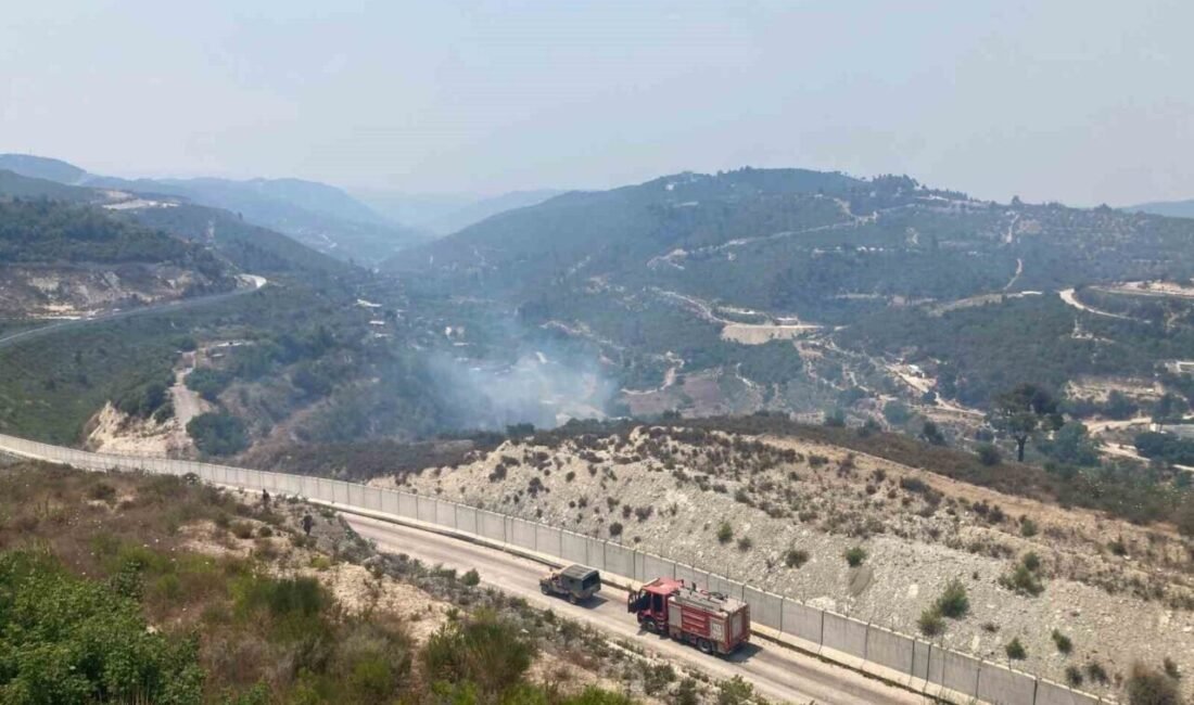 Türkiye’nin en güneyinde yer alan Hatay’ın Yayladağı ilçesinde yangın teyakkuzu