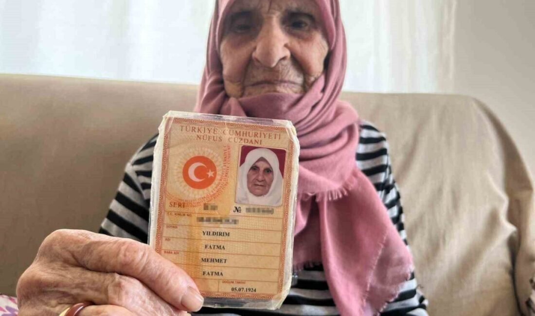 Antalya’nın Alanya ilçesi Payallar Mahallesi’nde yaşayan 101 yaşındaki Fatma Yıldırım,