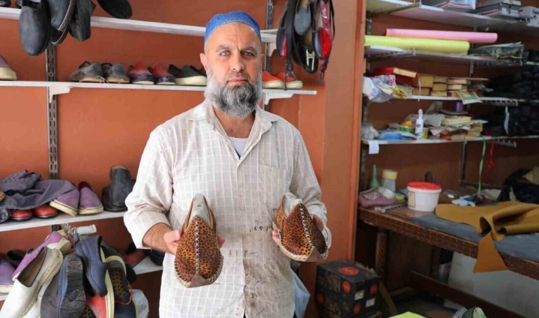 Kahramanmaraş’a özgü coğrafi işaretle tescilli olan geleneksel el yapımı ayakkabı