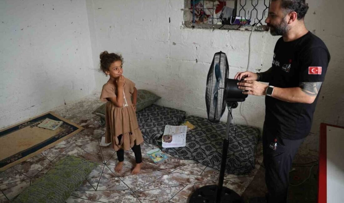 Türkiye’nin en sıcak illerinden Adana’da aşırı sıcaklar nedeniyle ihtiyaç sahibi