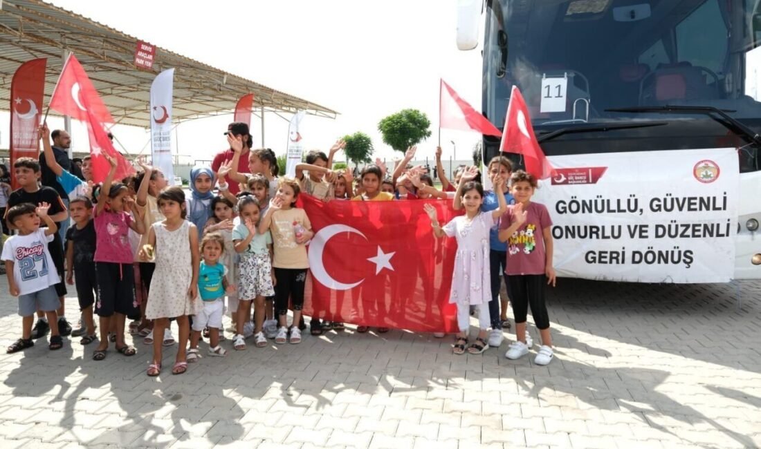 Adana Sarıçam Gönüllü Geri Dönüş Koordinasyon Merkezi’nde 691 Suriyeli ülkesine