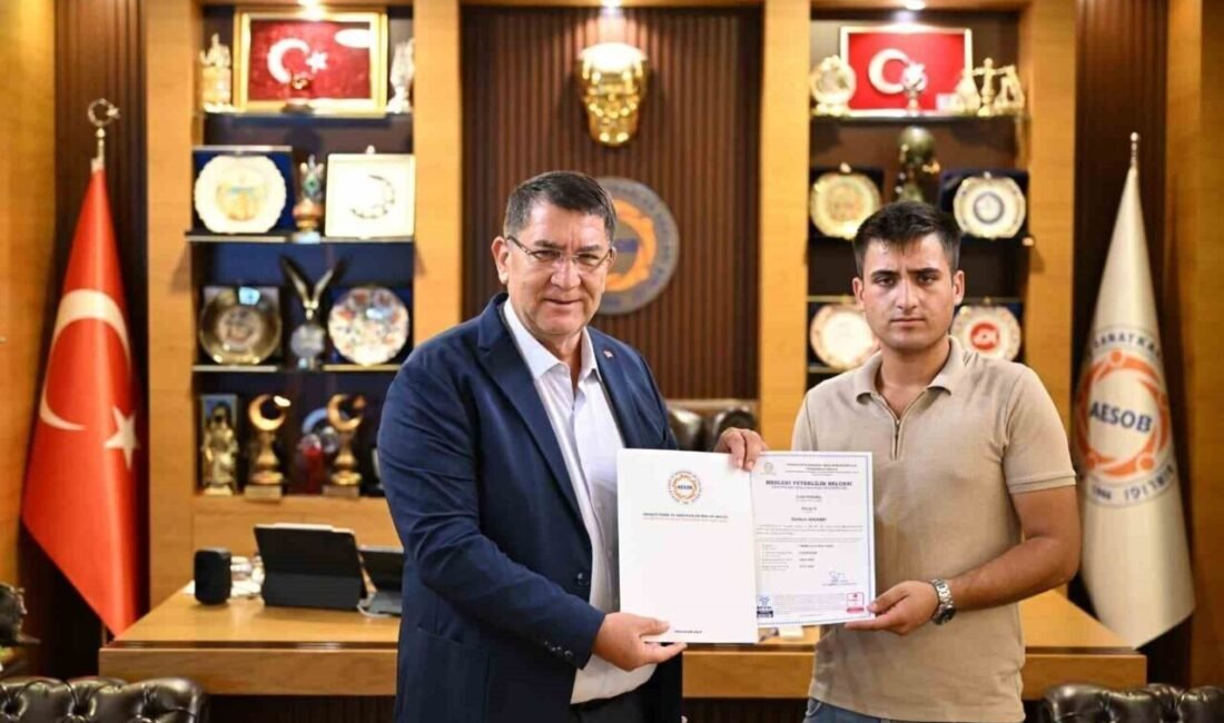 Antalya Esnaf ve Sanatkarlar Odaları Birliği (AESOB), mesleki yeterlilik ve