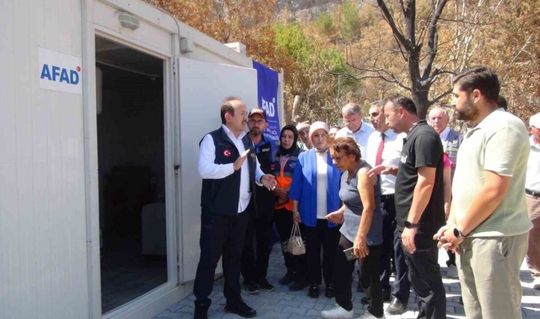 AFAD Başkanı Ali Hamza Pehlivan, Mersin’in Silifke ilçesinde meydana gelen