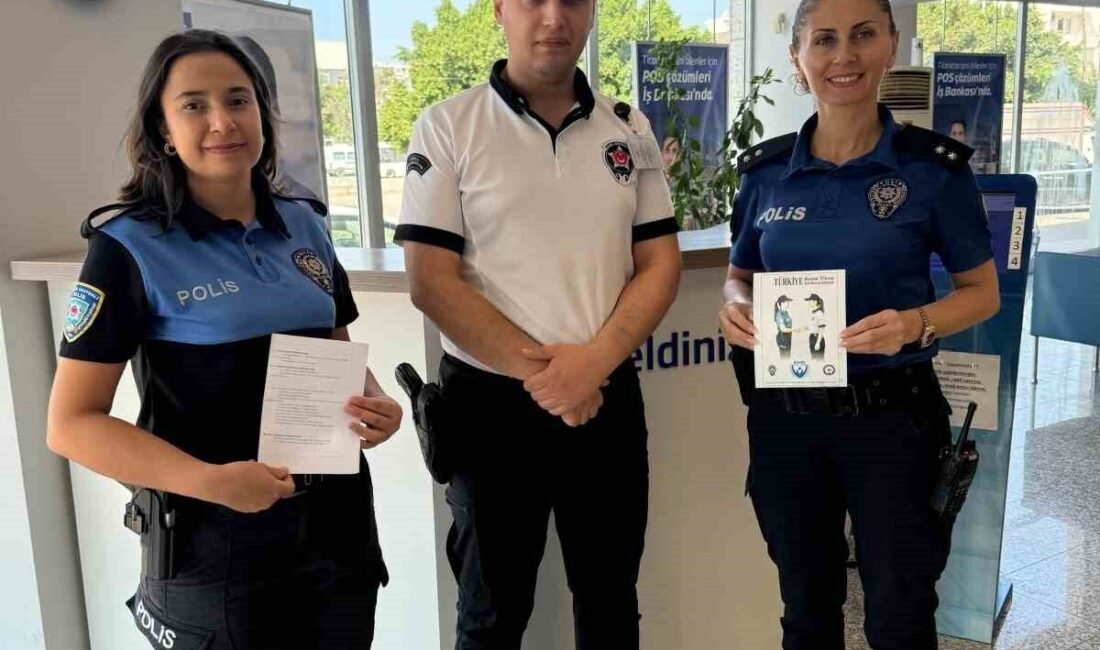 Antalya’nın Gazipaşa İlçe Emniyet Müdürlüğü, banka ve PTT şubelerinde görev