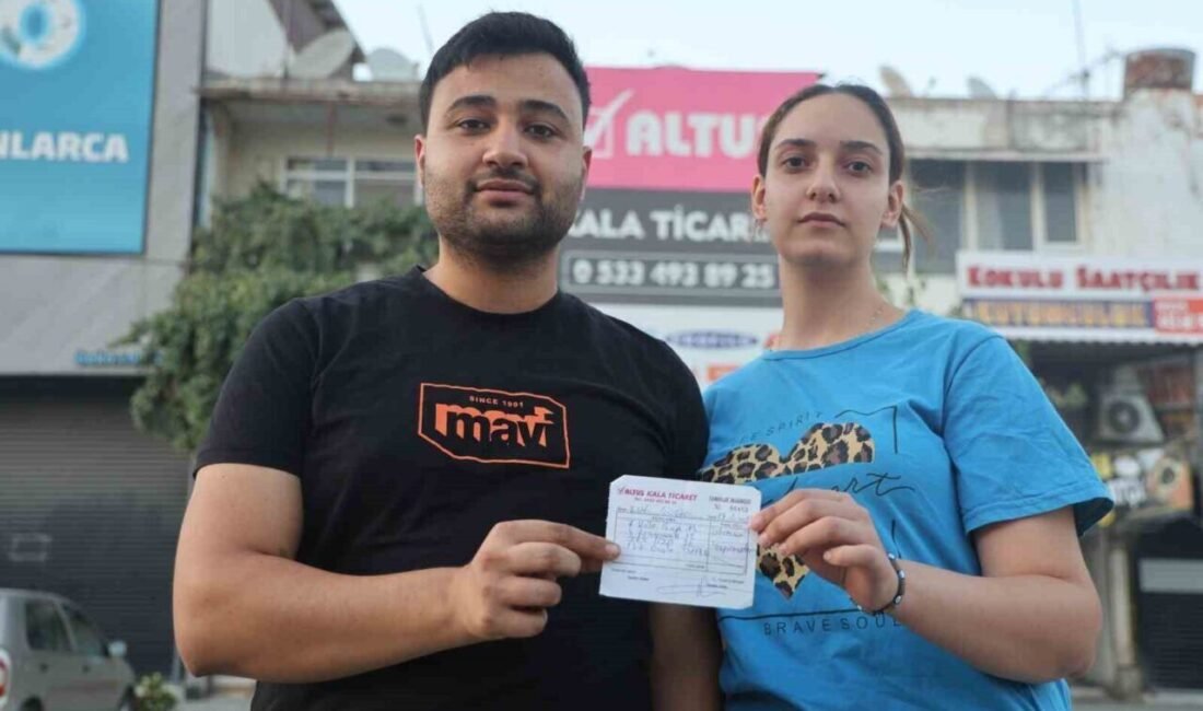 Hatay’da evlilik hayaliyle Altus bayisinden satın aldıkları beyaz eşyalarının parasını