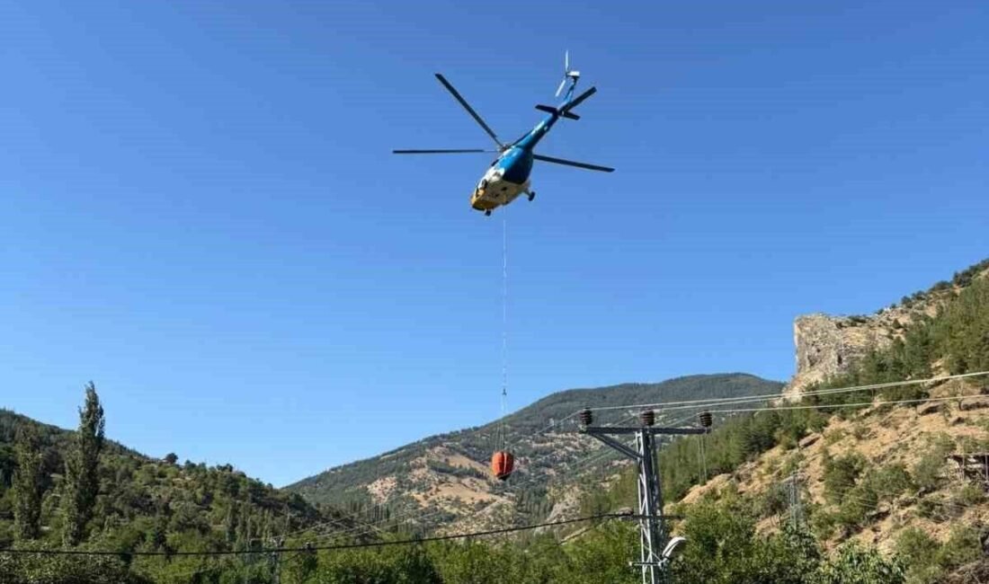 Adana’nın Feke ilçesinde kırsal mahallede bir evde çıkan yangın, ekiplerin