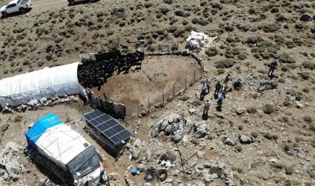 Kahramanmaraş’ın Nurhak ilçesinde, elektrik altyapısı bulunmayan yaylalarda üretim yapan 90