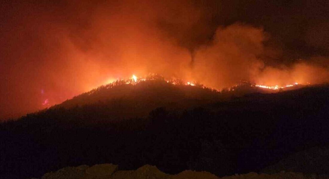 Hatay’ın Hassa ilçesinde çıkan yangına 173 araç ve yaklaşık 470