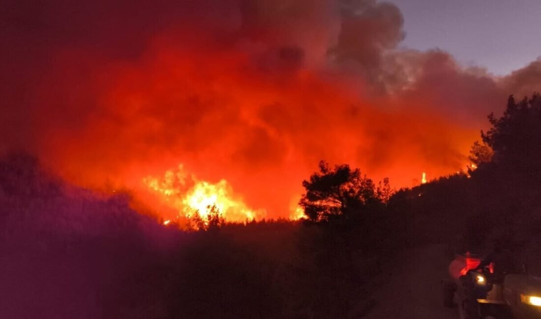 Hatay’da ormanlık alanda yangın çıktı. Yangınına ekiplerin müdahalesi sürüyor. Yangın,