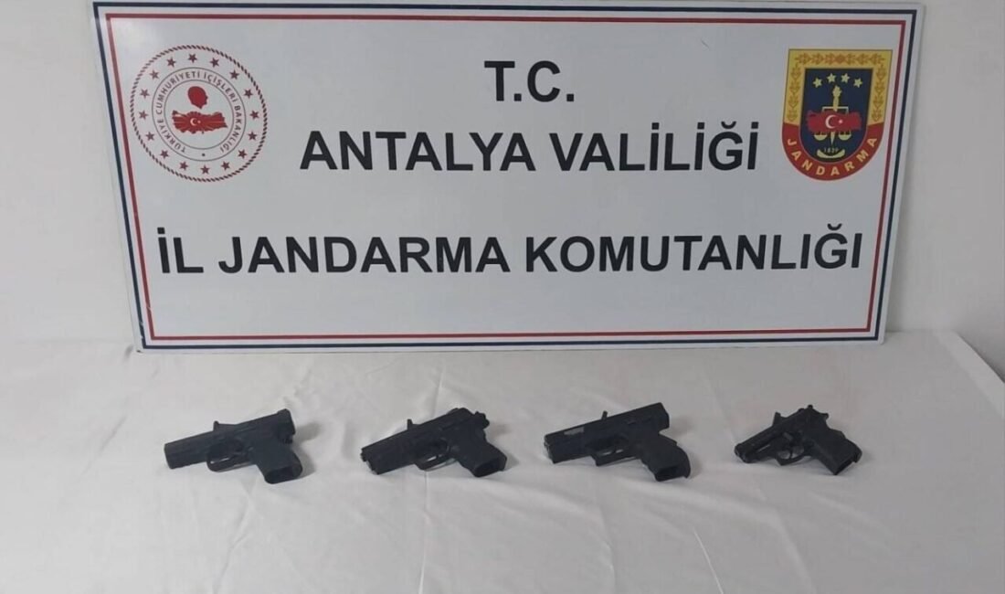 Antalya’nın Aksu ilçesinde jandarma tarafından düzenlenen operasyonda 4 adet kaçak