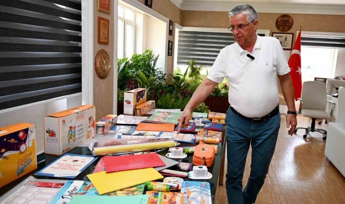 Kemer Belediyesi, ana sınıfından 8’nci sınıfa kadar olan 6 bin