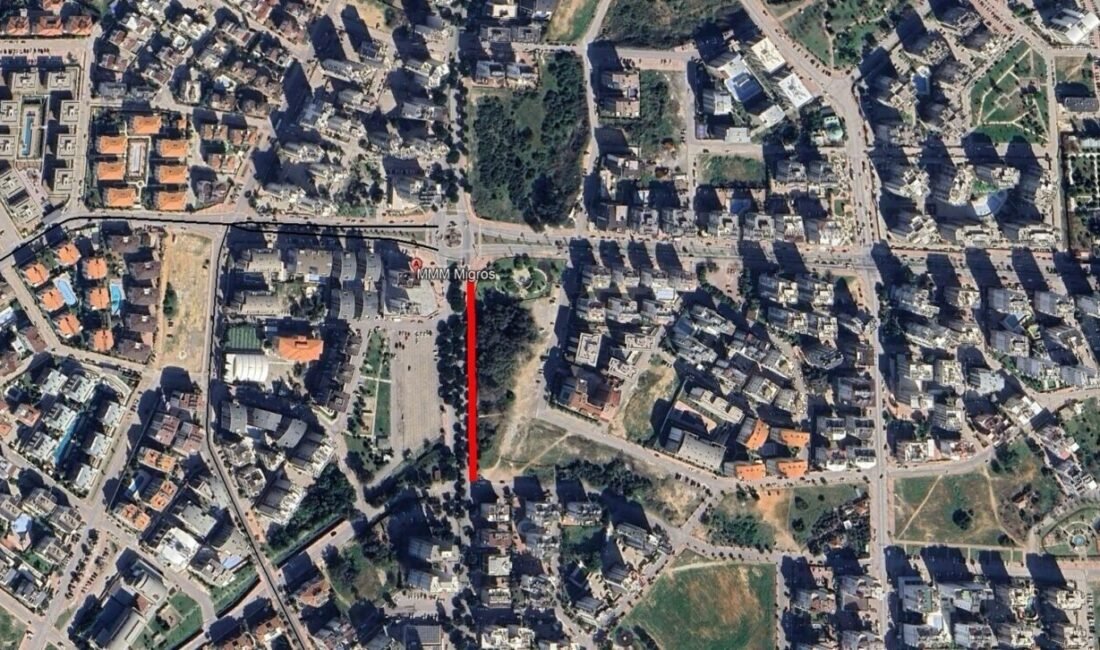 Antalya Büyükşehir Belediyesi, Konyaaltı ilçesi Uncalı Mahallesi, Uncalı Cadddesi üzerinde