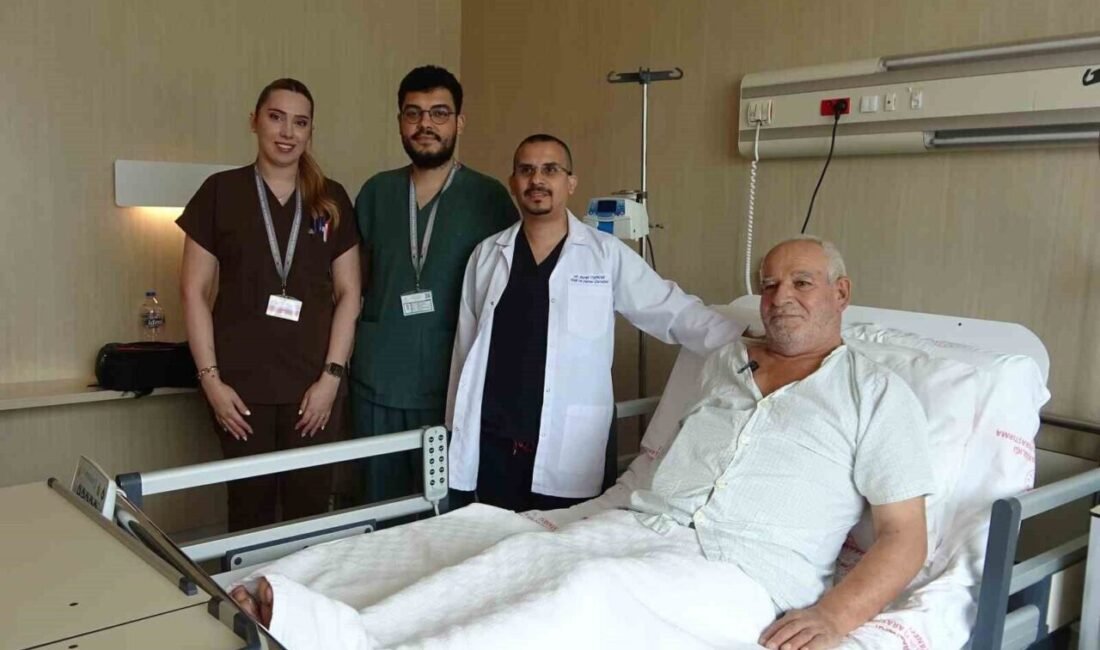 Mersin Şehir Hastanesi’nde ilk kez torakoabdominal aort anevrizması tanısı alan