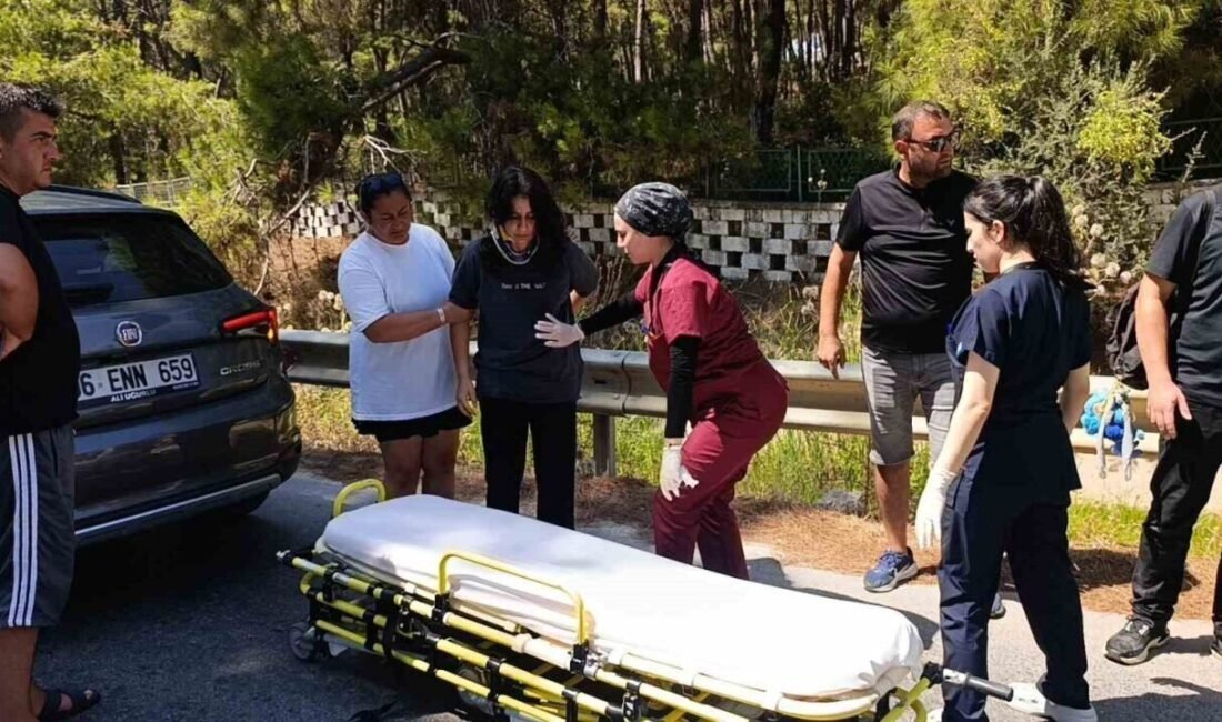 Manavgat’ta motosiklet ile otomobilin çarpışması sonucu meydana gelen trafik kazasında