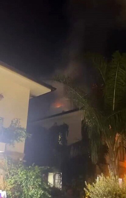 Antalya’nın Manavgat ilçesindeki Side Antik Kent içinde bulunan bir restoranda